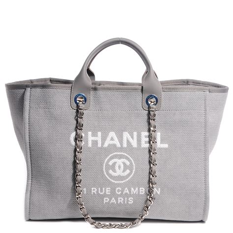 canvas chanel tote bag|authentic chanel tote bag.